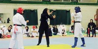 مسابقات قهرماني كشور سبكهاي آزاد كاراته بانوان برگزار شد 